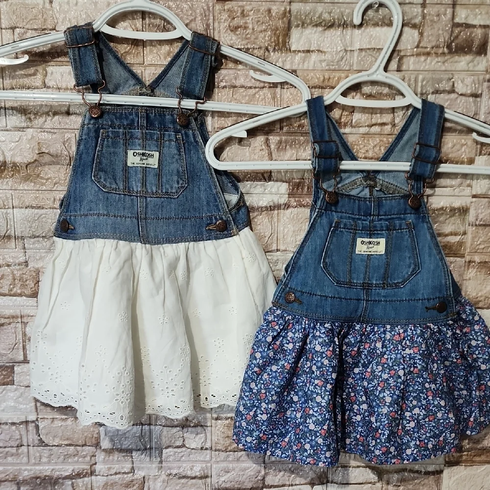 OshKosh B'gosh Denim Floral Dresses
